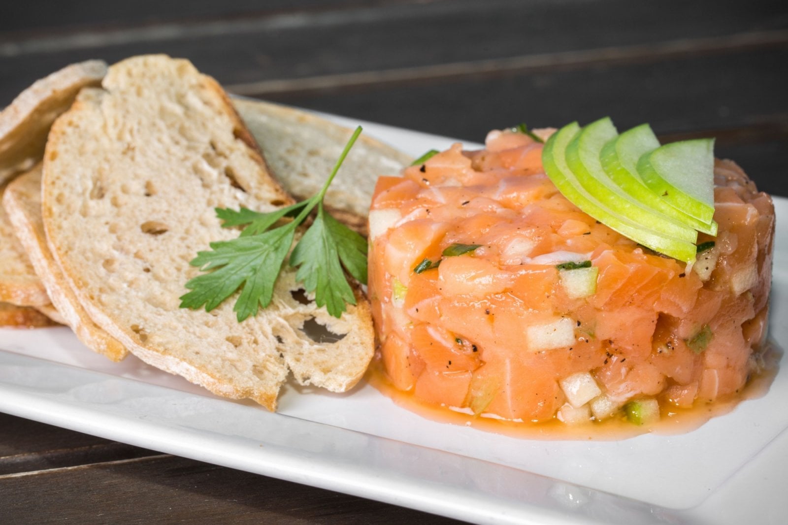 Tatarák z lososa recept