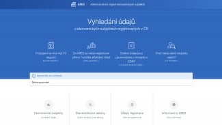 ARES - Administrativní registr ekonomických subjektů
