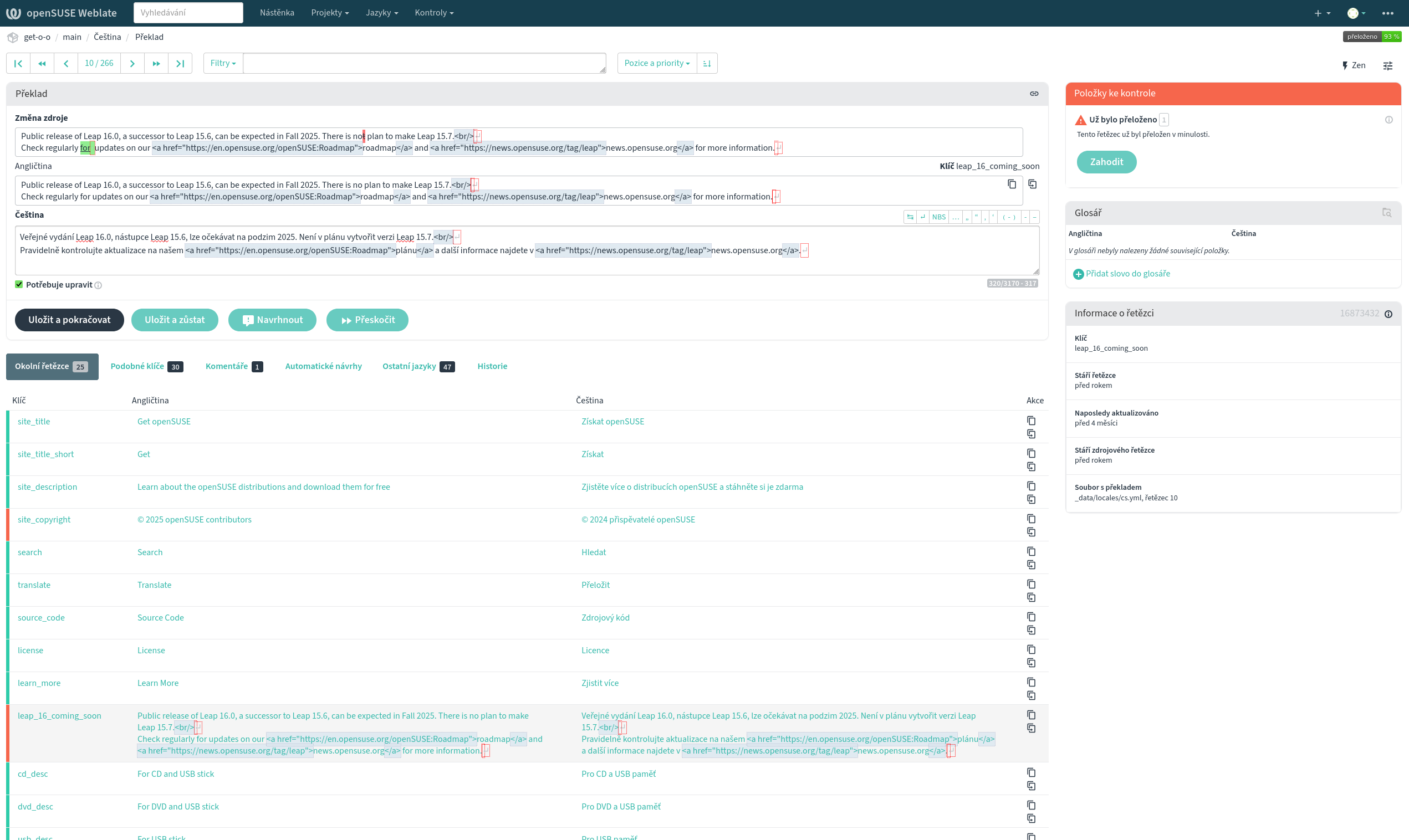 Nástroje pro překlady