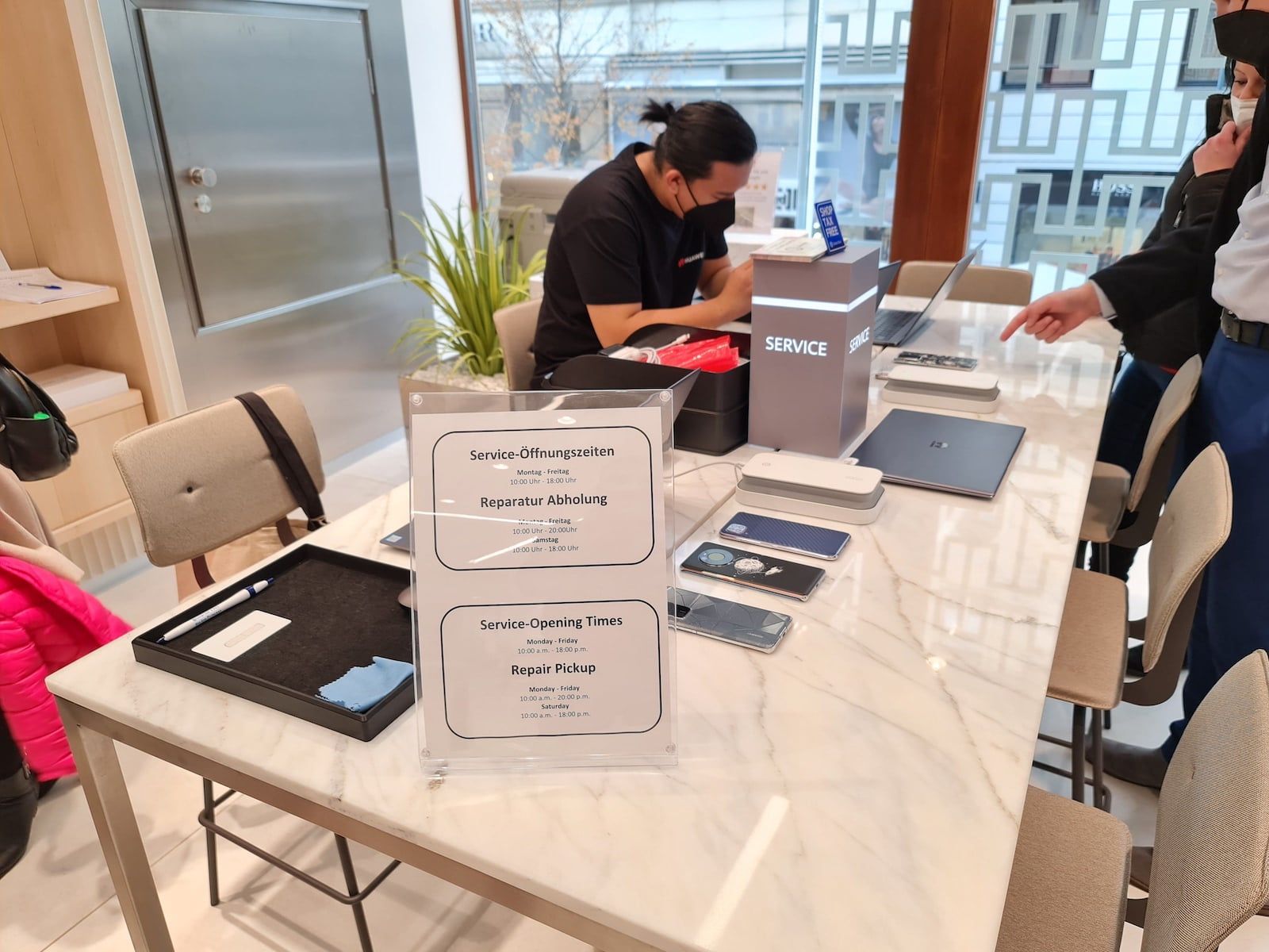 Obchod Huawei Flagship Store ve Vídni