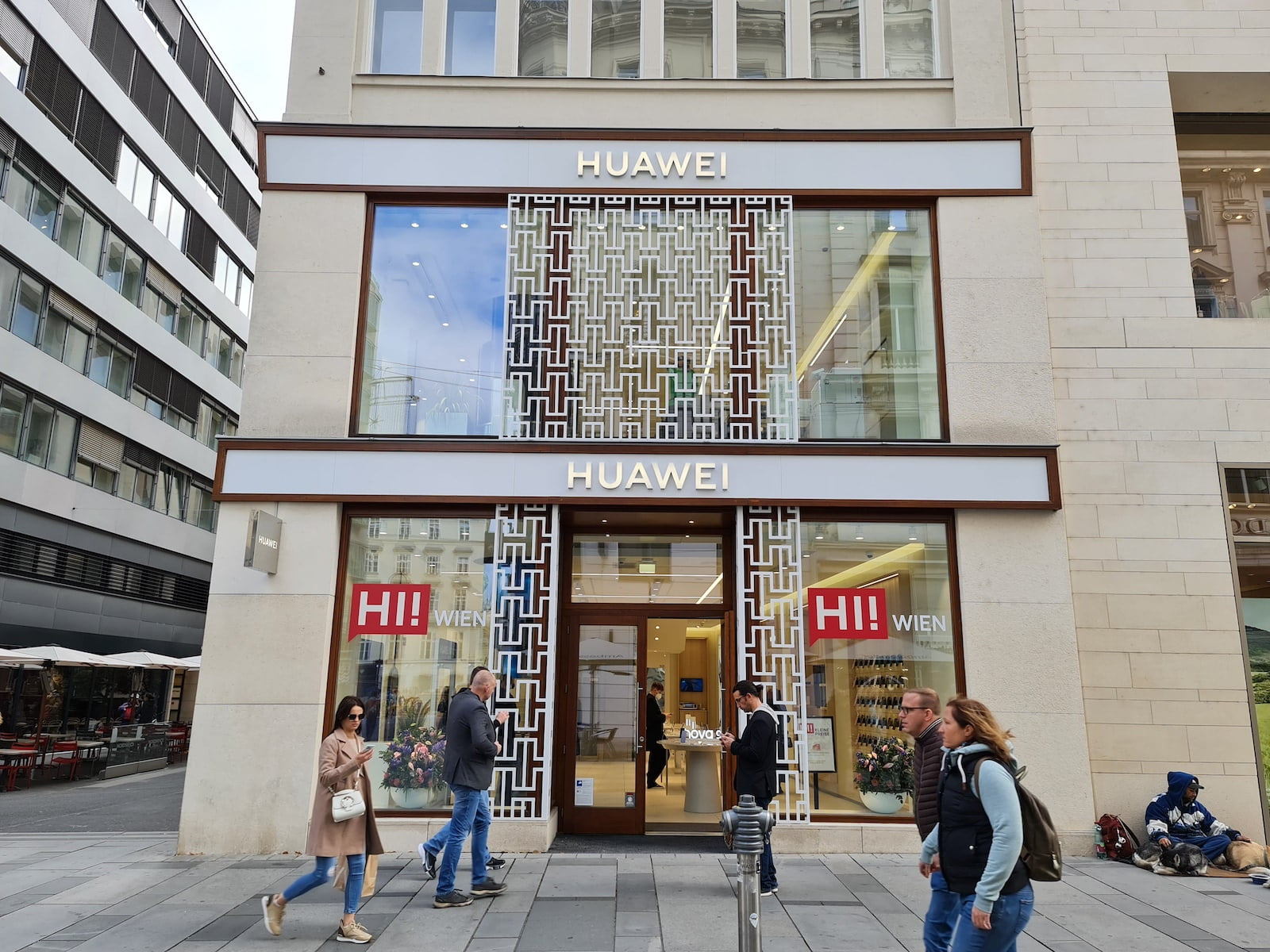 Obchod Huawei Flagship Store ve Vídni