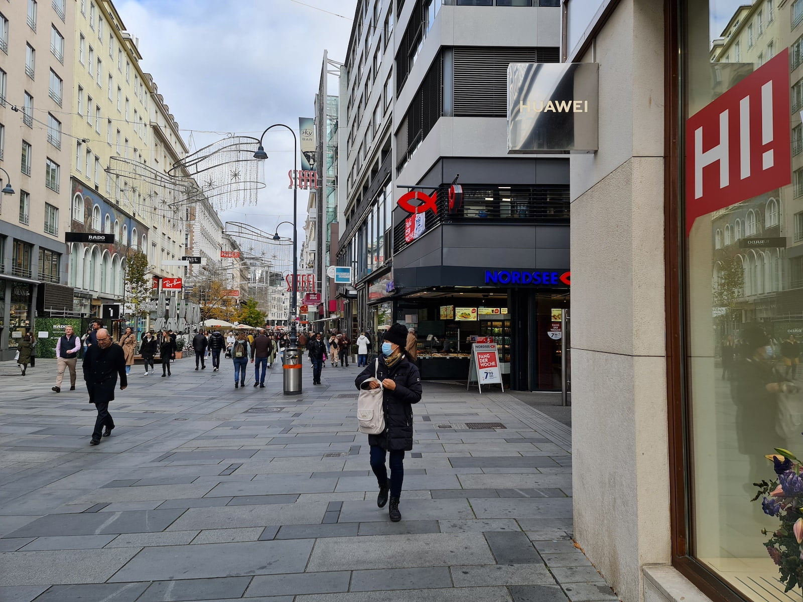 Obchod Huawei Flagship Store ve Vídni