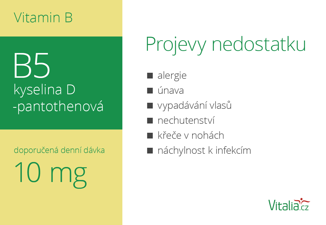 Vitamín B v potravinách