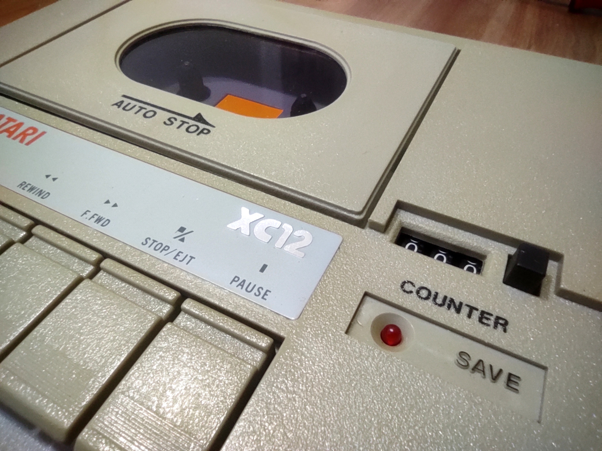 Očištěný magnetofon.