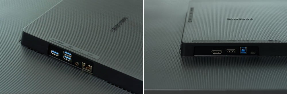 4K monitory Samsung řady ViewFinity S8. Vpravo model s úhlopříčkou 32 palců, vlevo 37 palců