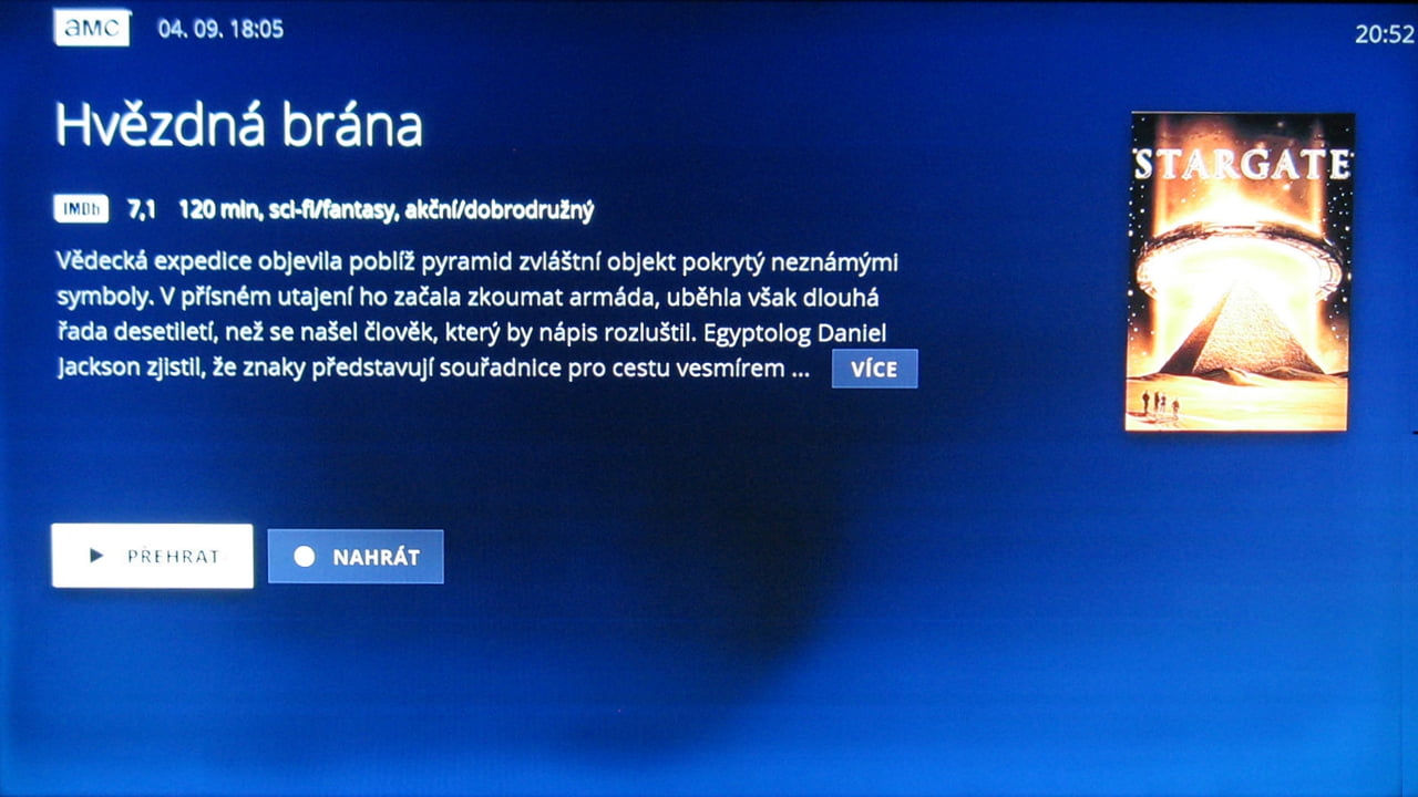 O2 TV - informace o pořadu