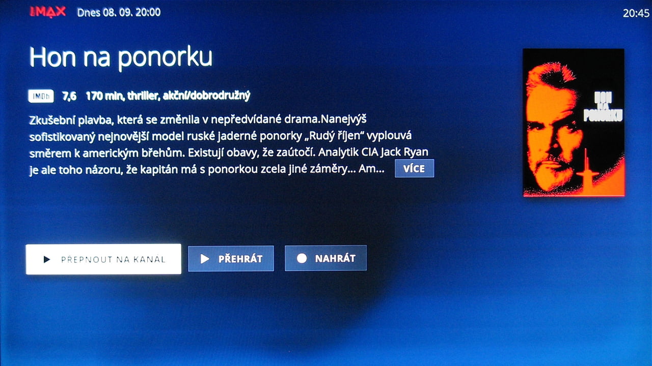 O2 TV - informace o pořadu