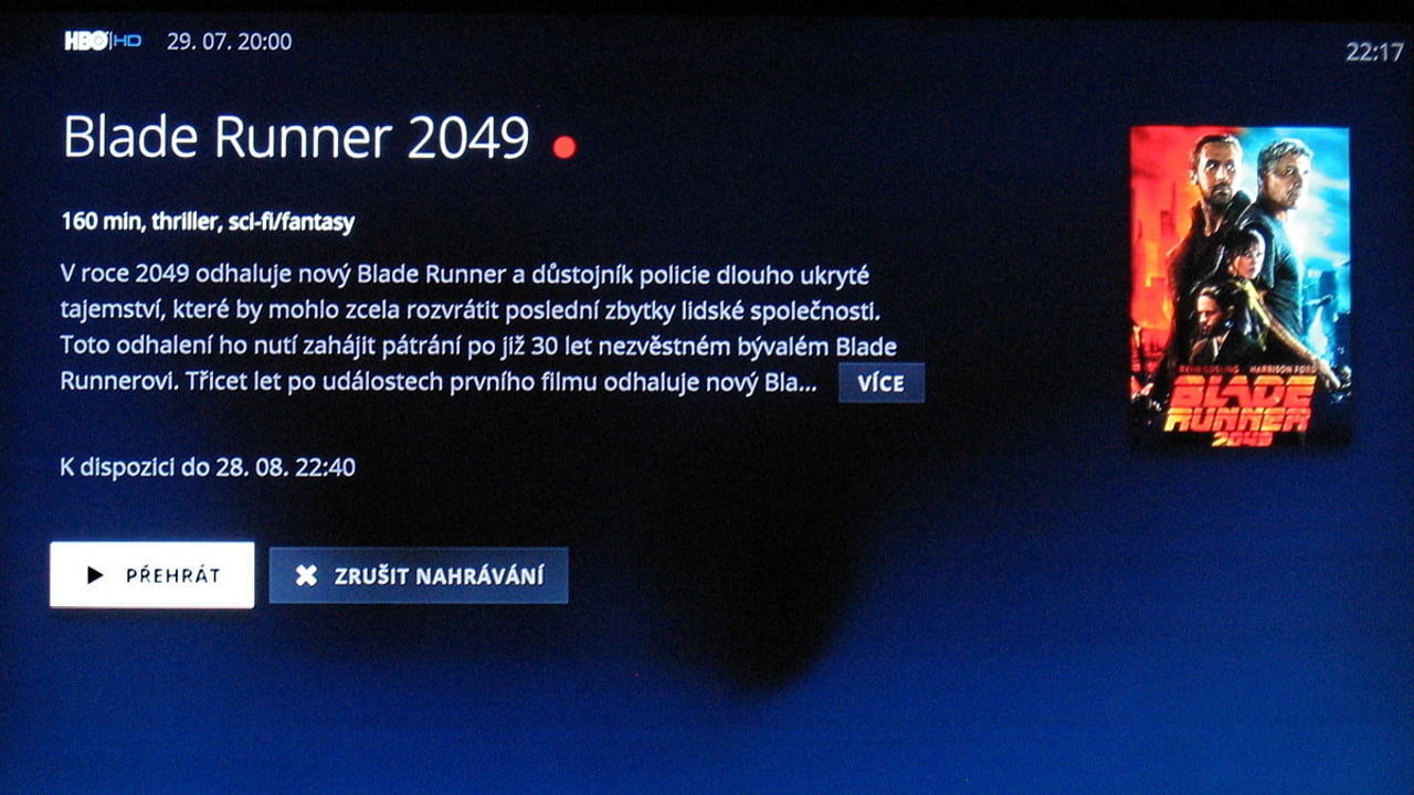 O2 TV - informace o pořadu