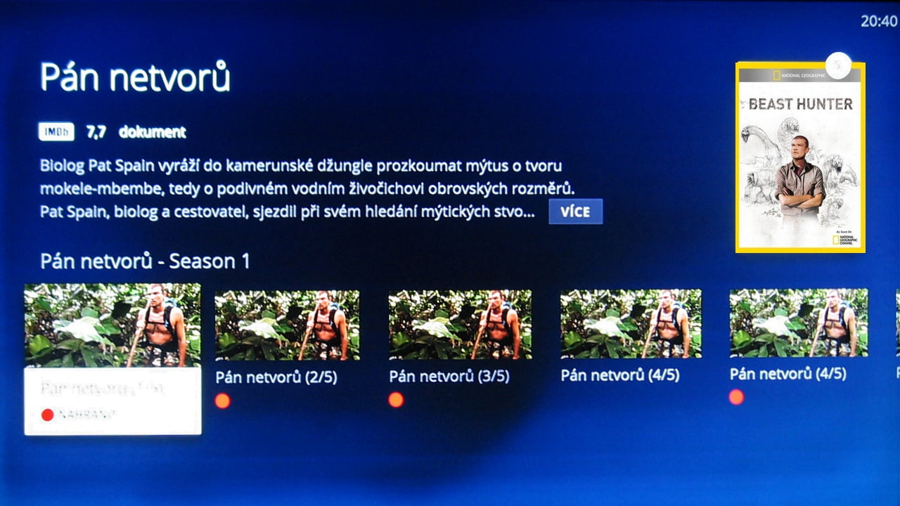 O2 TV - informace o pořadu