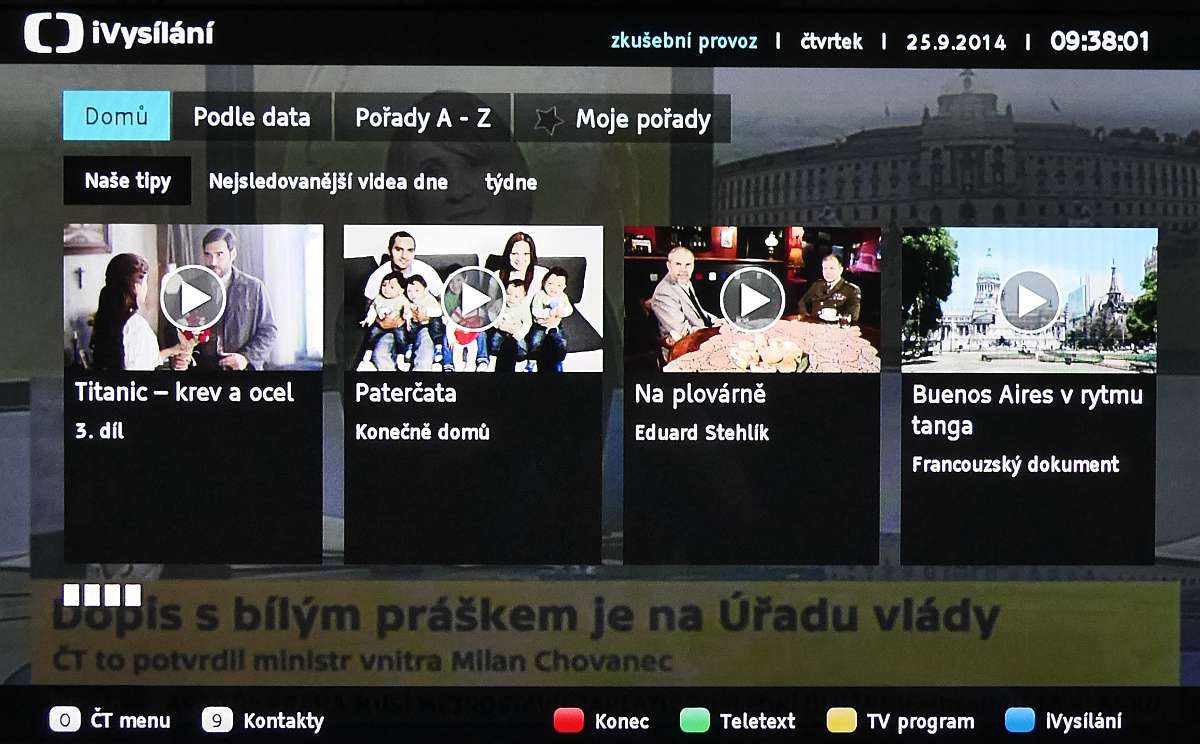 ČT iVysílání (HbbTV)