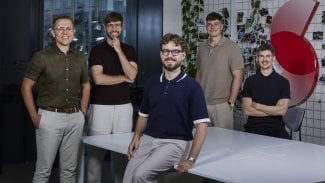Zakladatelé Sudolabs Jan Kokavec, Ján Koscelanský, Jozef Petro, Jozef Maruščák a Pavol Madár