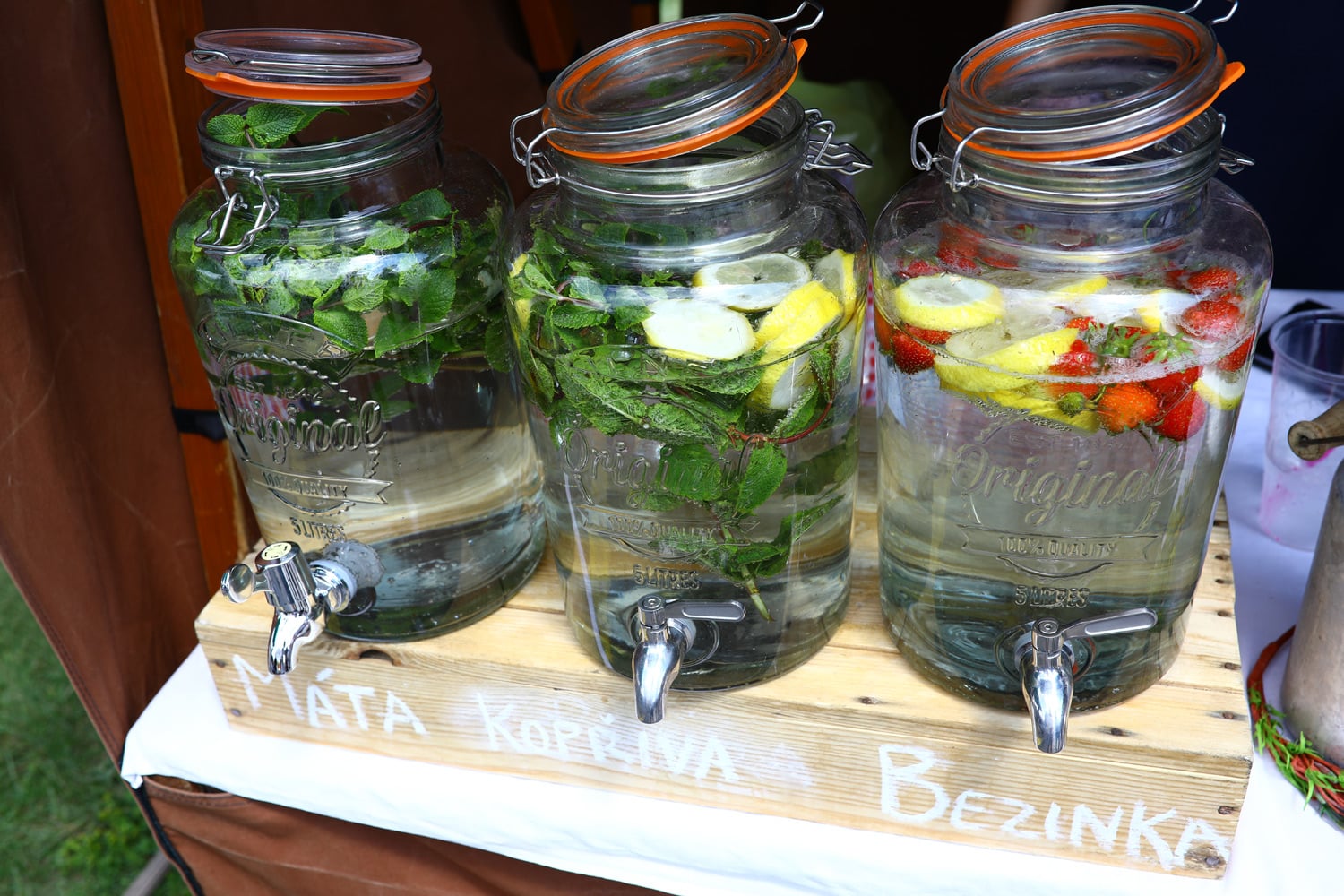 Osvěžit se můžete po domácku připravenými limonádami.