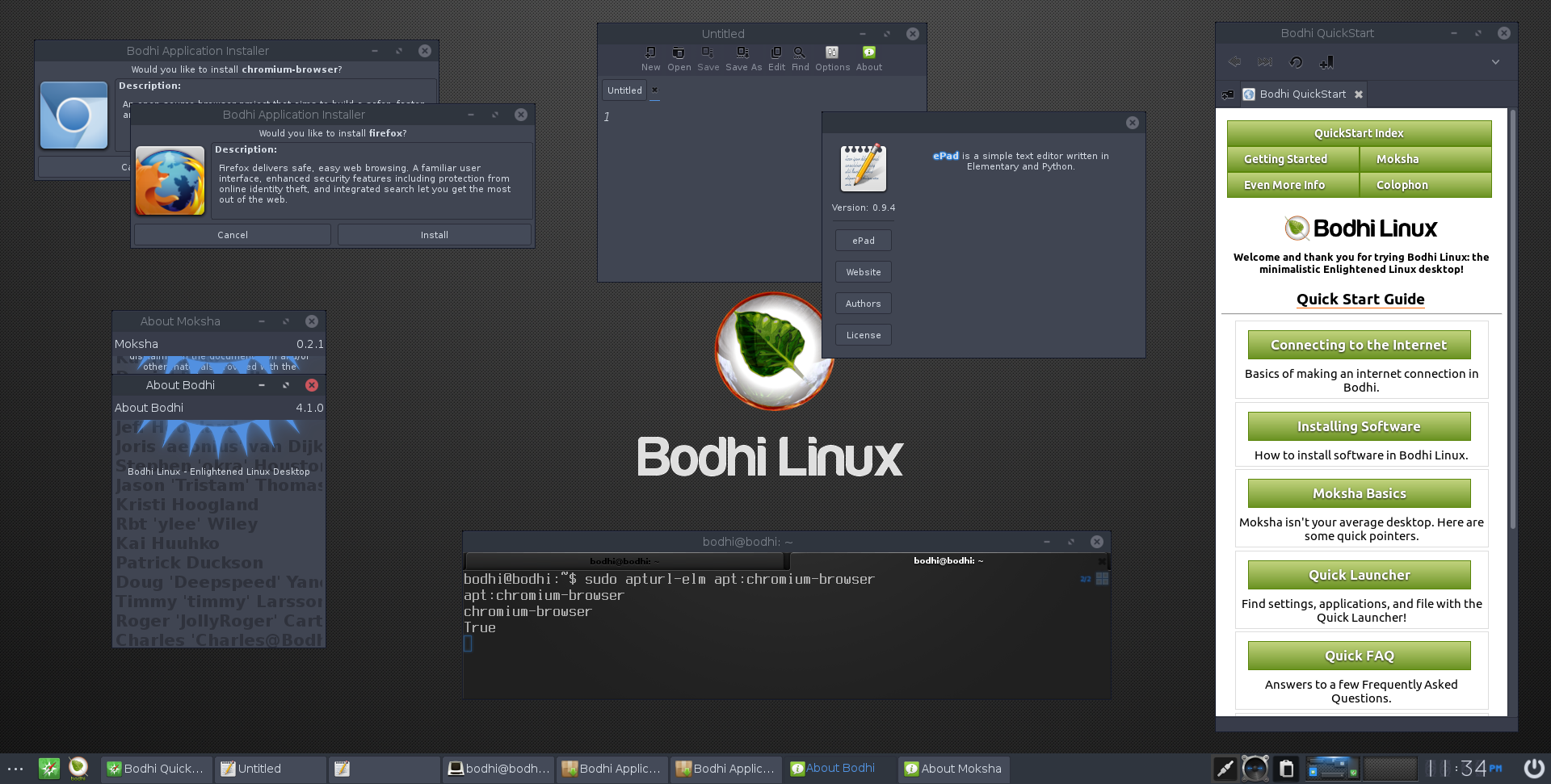 Bodhi Linux 4.x