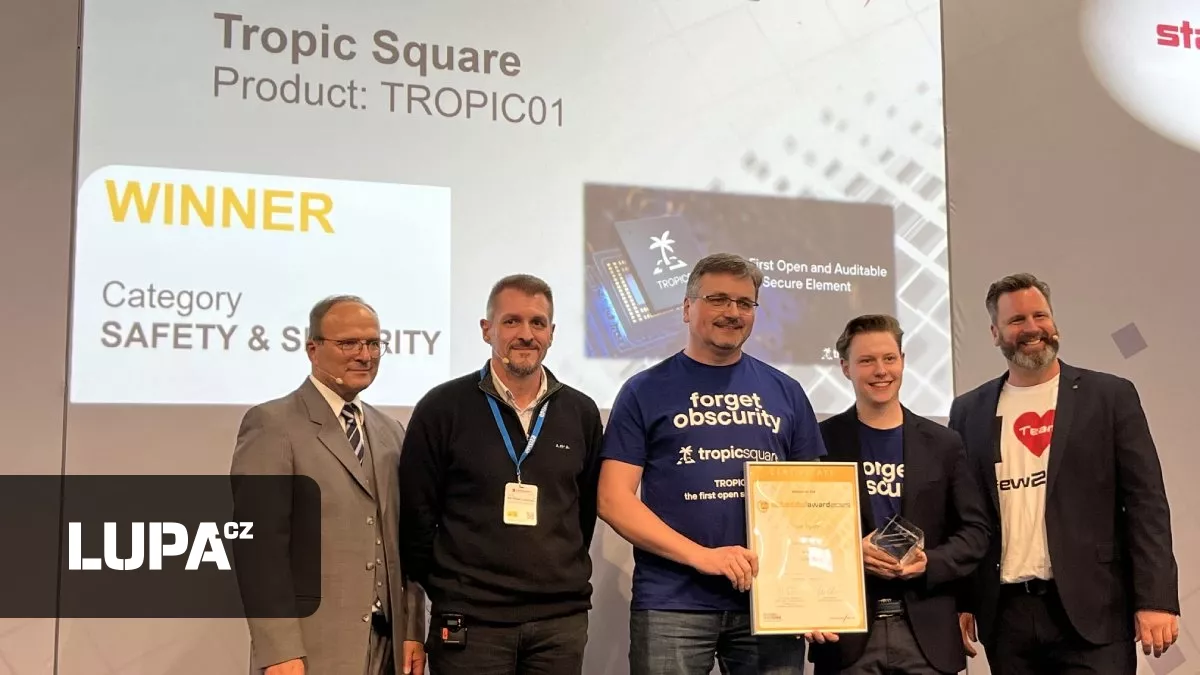 Český čip od Tropic Square vyhrál prestižní mezinárodní cenu Embedded Award