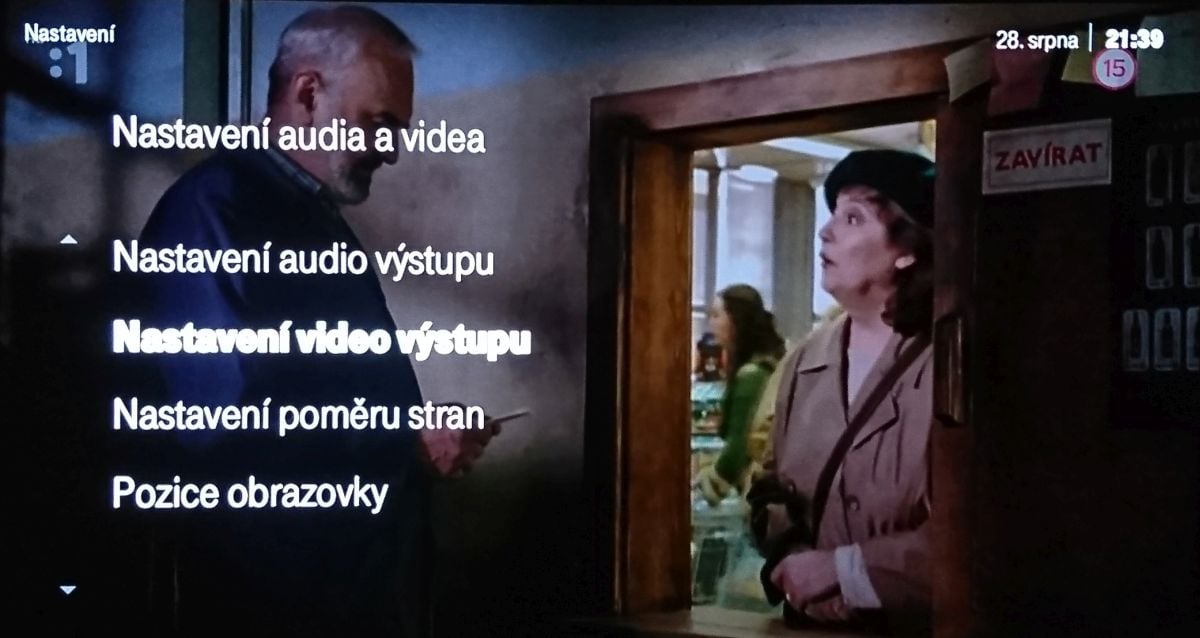 Arris VIP4302 pro T-Mobile TV - Domovské menu a nastavení