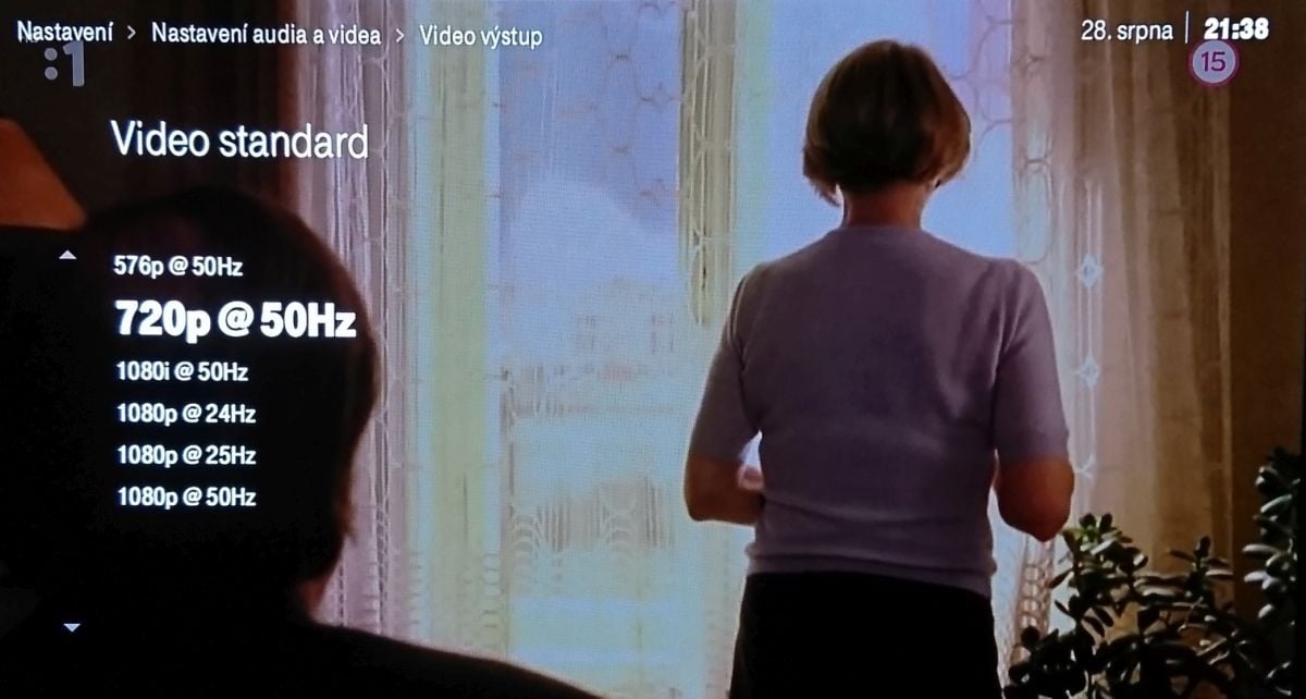 Arris VIP4302 pro T-Mobile TV - Domovské menu a nastavení