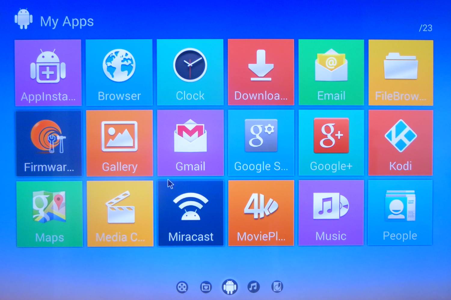 Aplikace hned po „instalaci“ boxu - první část.