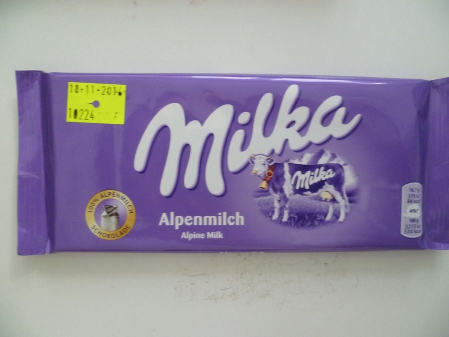 MLIEČNA ČOKOLÁDA Z ALPSKÉHO MLIEKA / MILKA ALPENMILCH