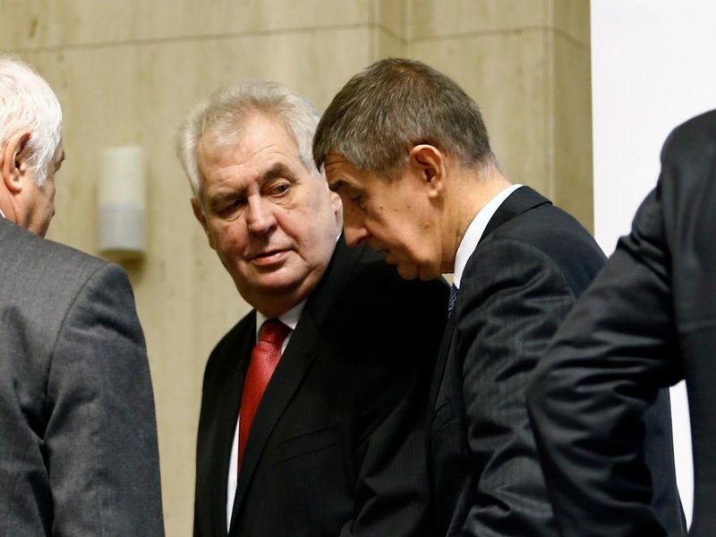  Miloš Zeman a Andrej Babiš