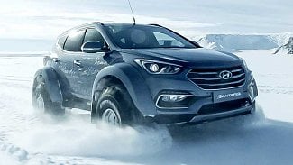 Náhledový obrázek - Takhle to dopadne, když dáte dohromady polární Toyotu Hilux a Hyundai Santa Fe