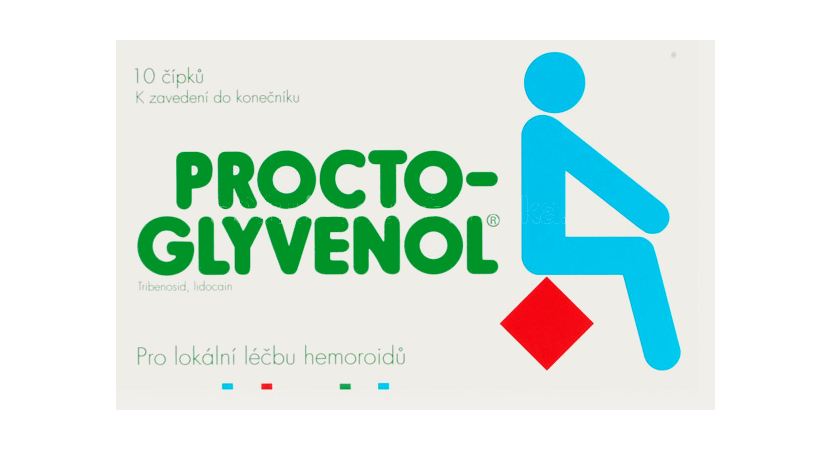 Procto-glyvenol rektální čípek