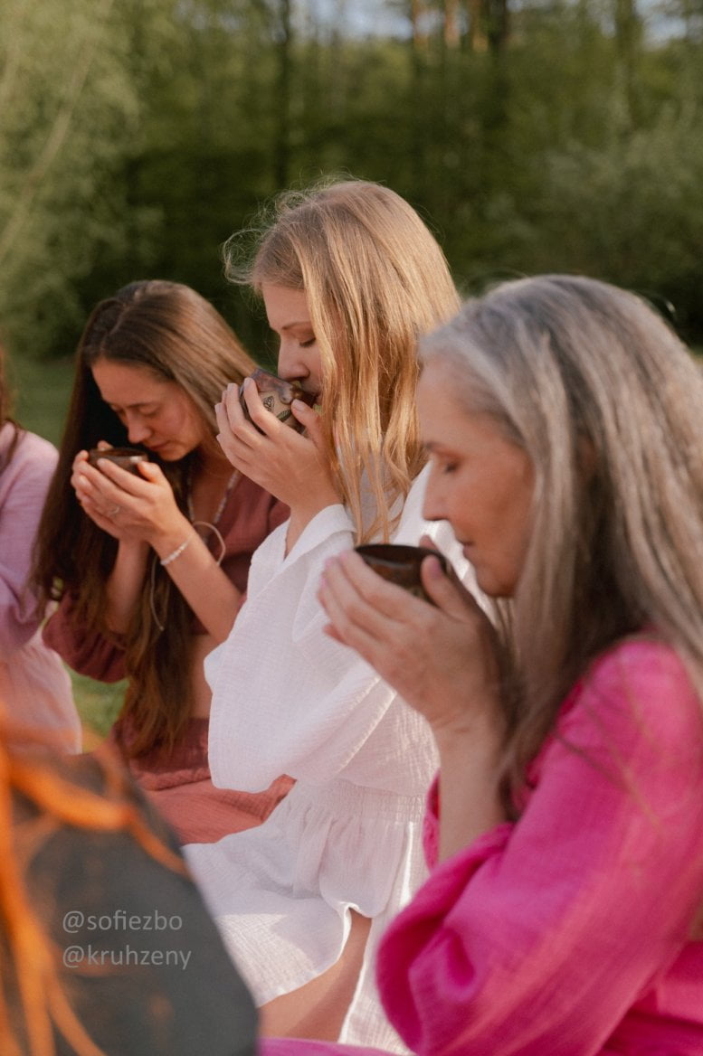 Ceremoniální kakao na akci od Kakaositos