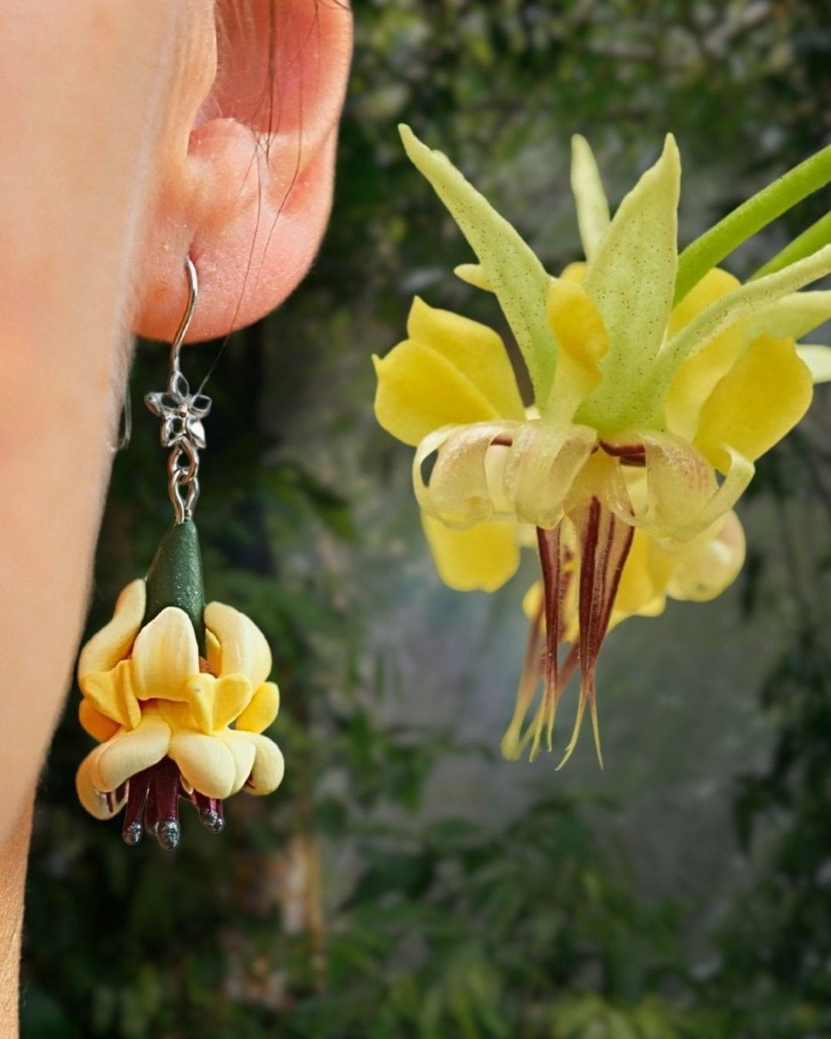 Náušnice s kakovým květem z e-shopu Kakaositos