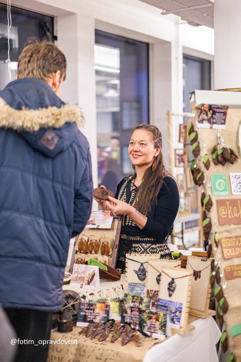 Lucie Kvasničková z Kakaositos na trzích