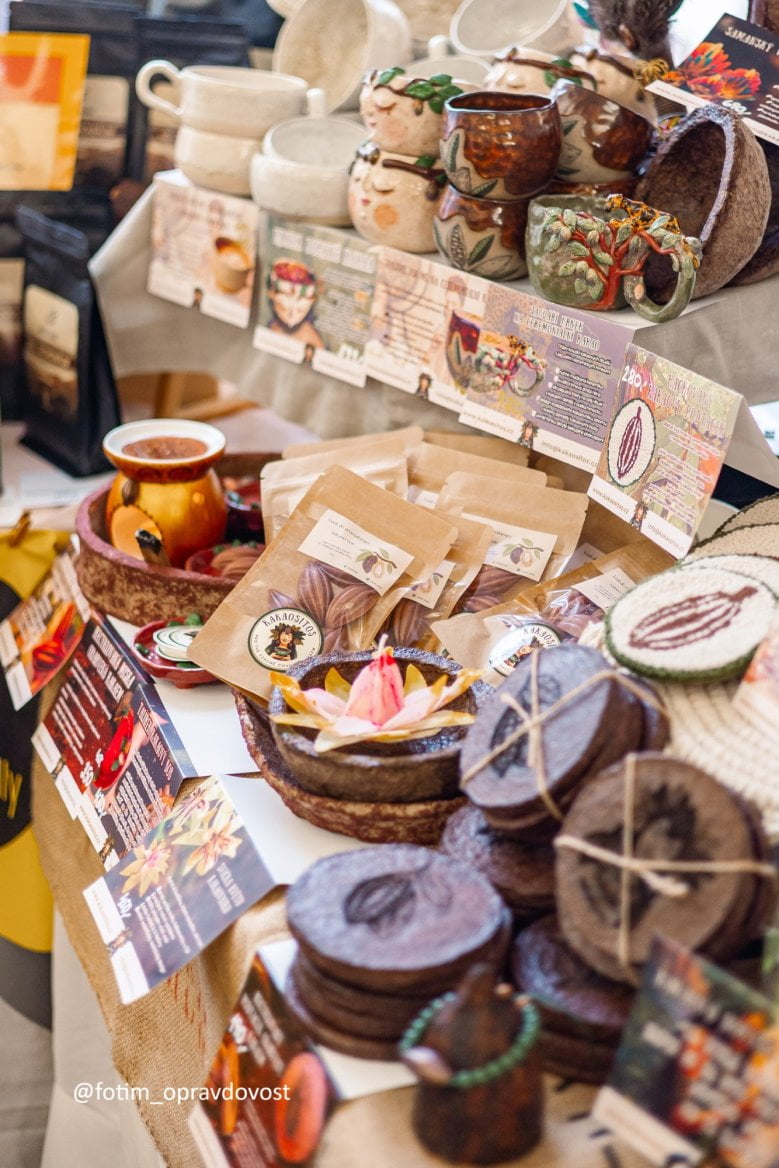 Stánek na trzích Lucie Kvasničkové z Kakaositos