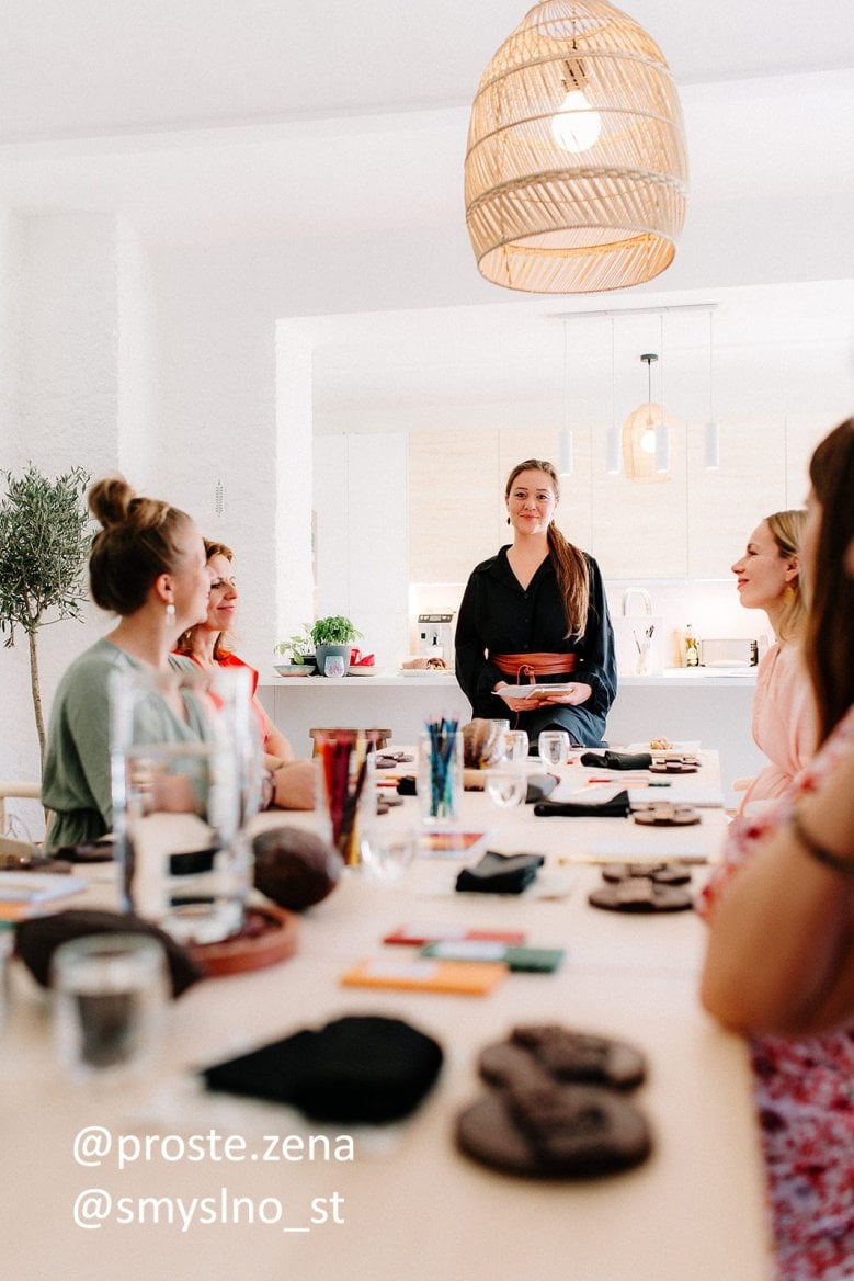 Lucie Kvasničková z Kakaositos na degustaci čokolády