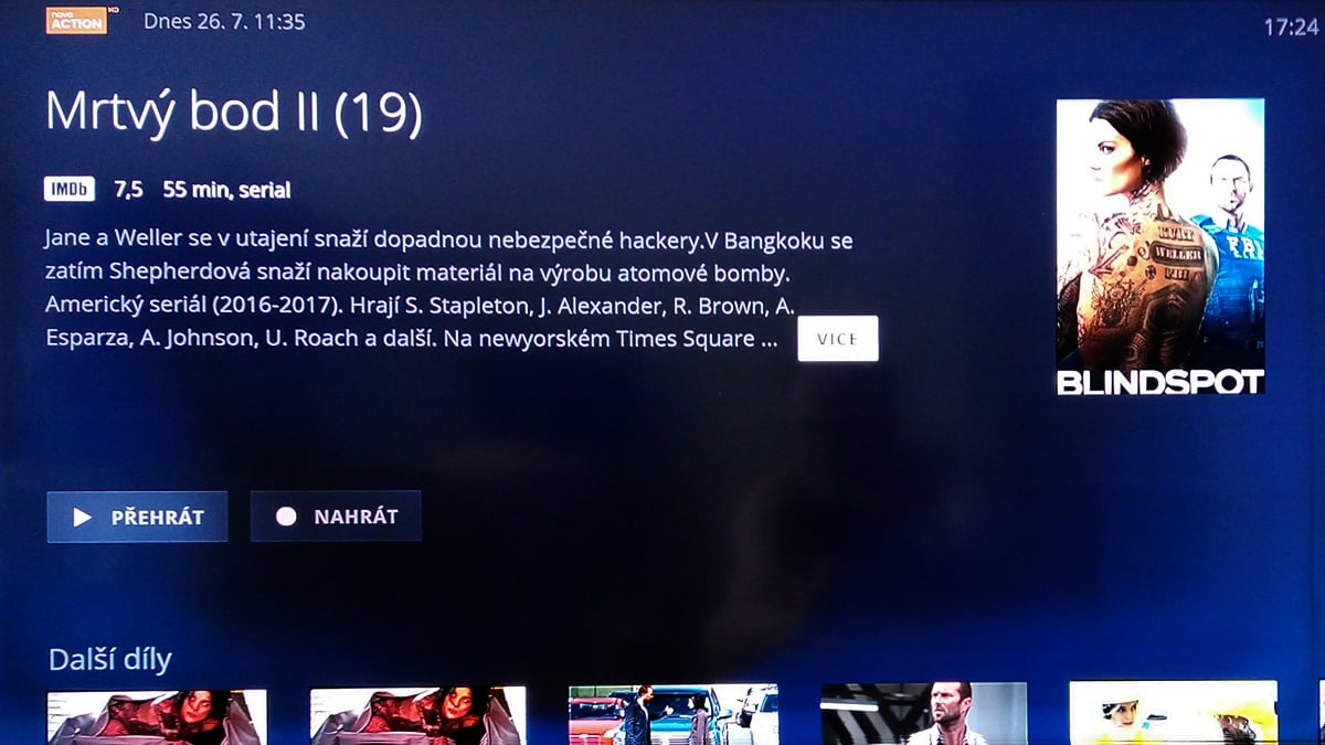O2TV, vizitky pořadů na různých stanicích