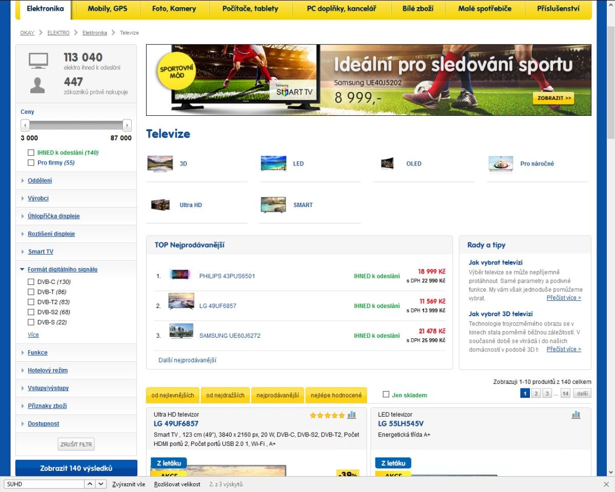 Okay.cz, DVB-T2 - HEVC, 7-2016