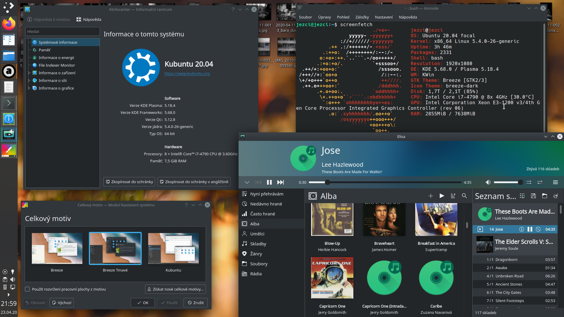 Kubuntu 20.04 (upravené)