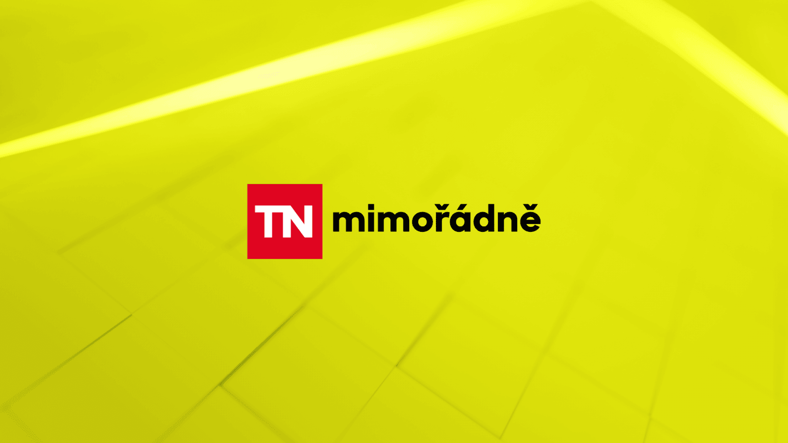 Žlutá barva jako symbol mimořádného zpravodajství.