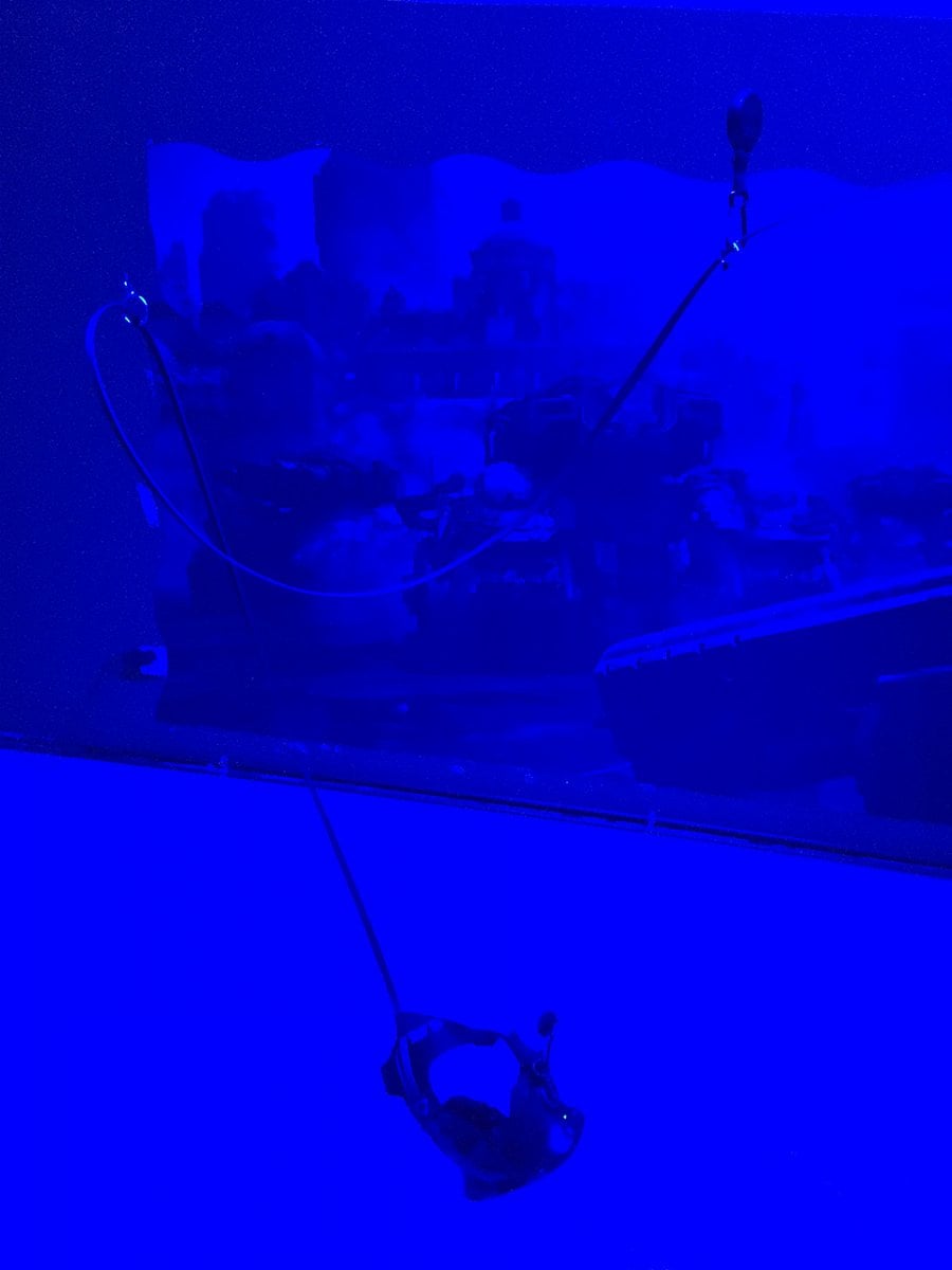 Vytvořená konstrukce na HTC Vive.