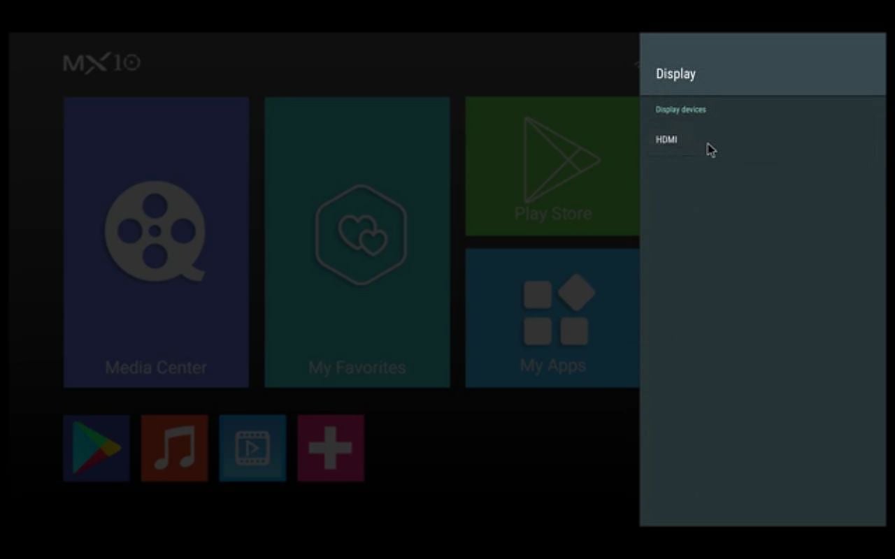 Uživatelské prostředí MX10