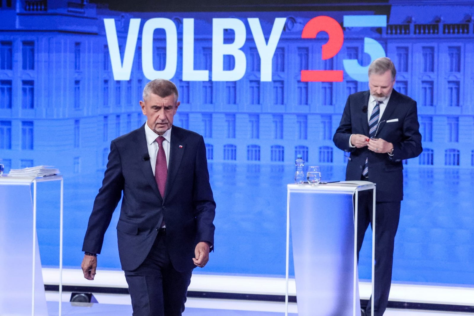 Duel Andreje Babiše a Petra Fialy na TV Prima