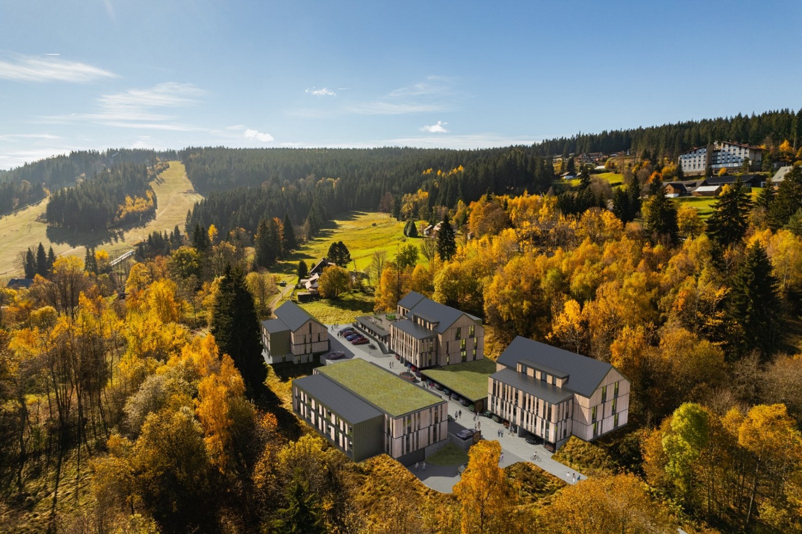 Aparthotel V Ráji na Zadově na Šumavě