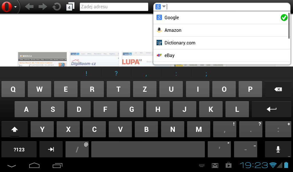 Opera Mobile (Classic) pro Android