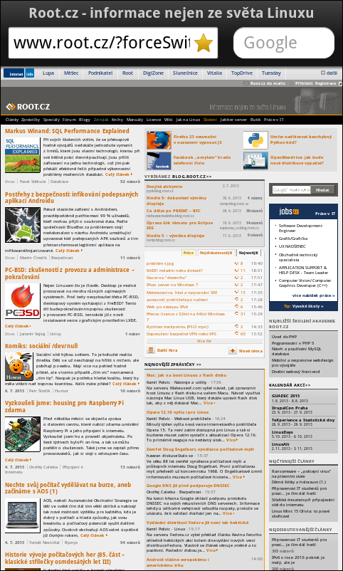 Opera Mobile (Classic) pro Android
