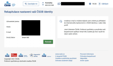 Povinné použití ČSOB Smart klíče v novém internetovém bankovictví ČSOB.