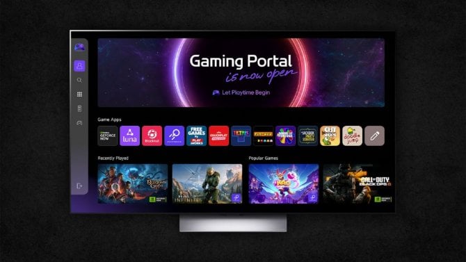 LG gaming portal