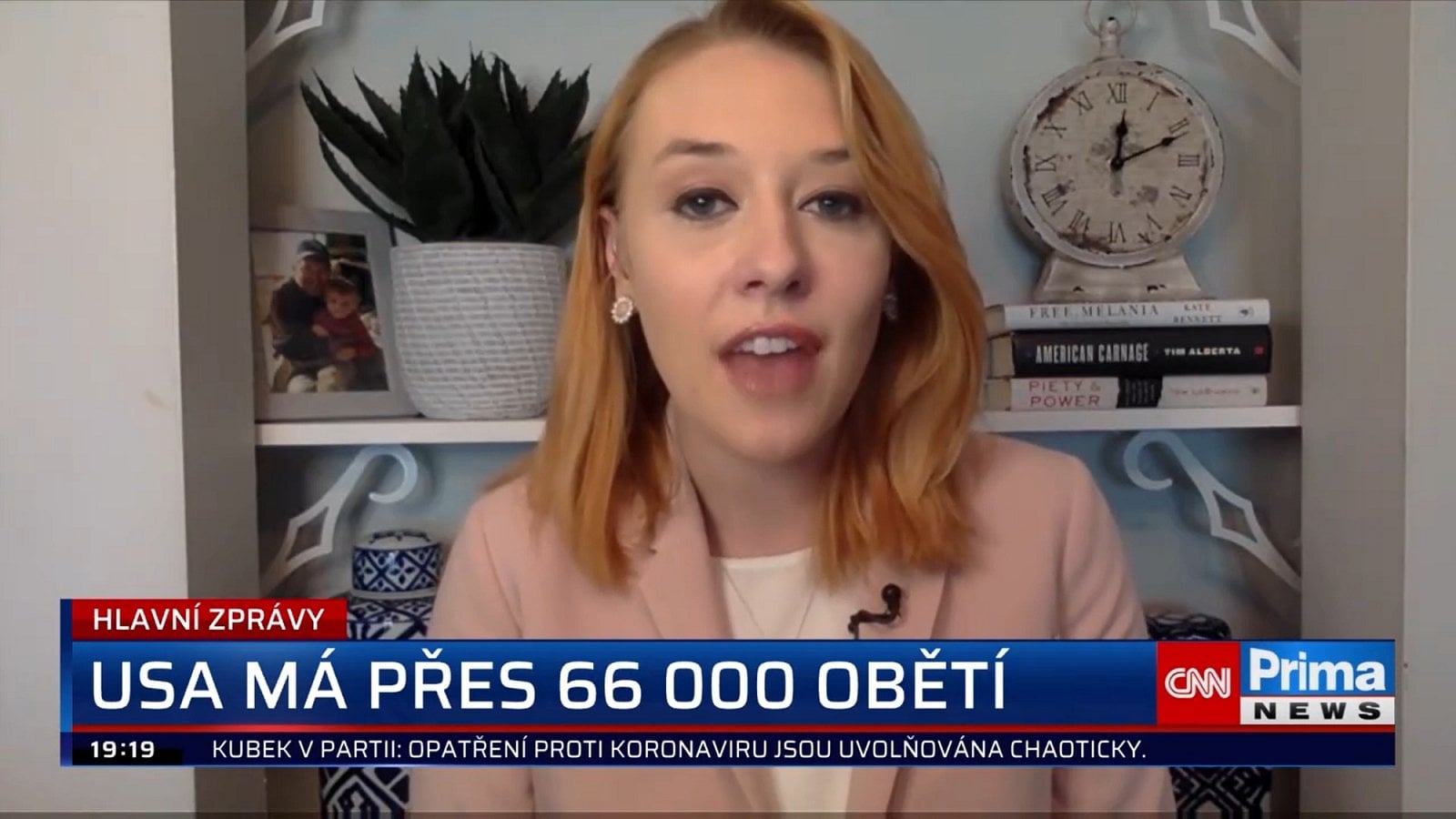 První den vysílání CNN Prima News