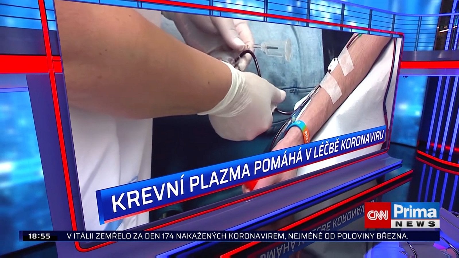 První den vysílání CNN Prima News