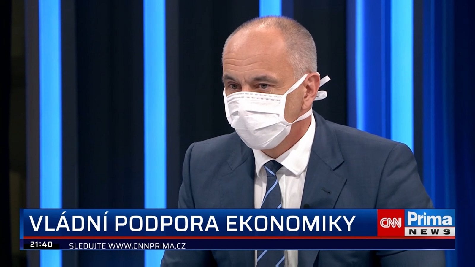 První den vysílání CNN Prima News