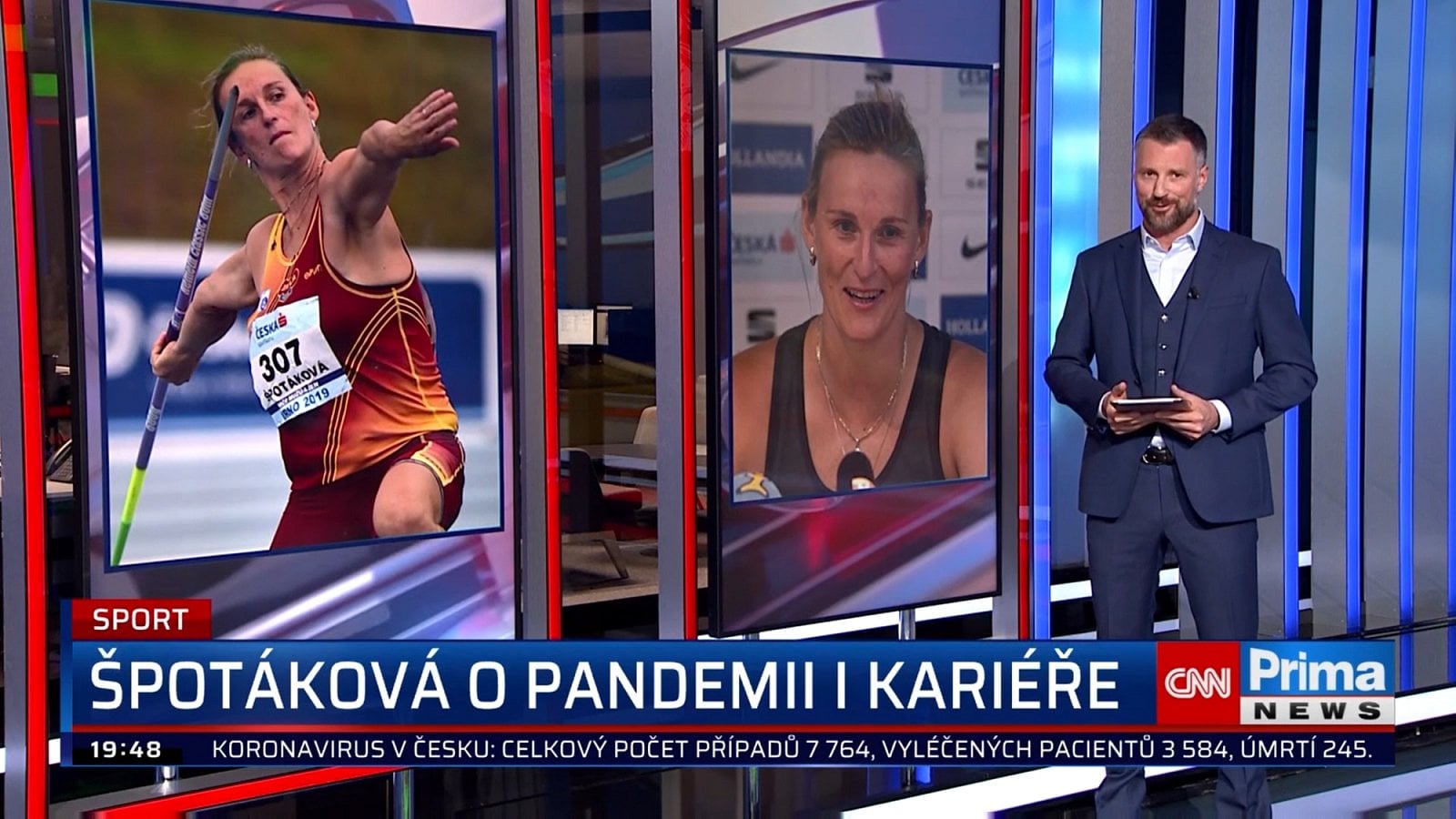 První den vysílání CNN Prima News