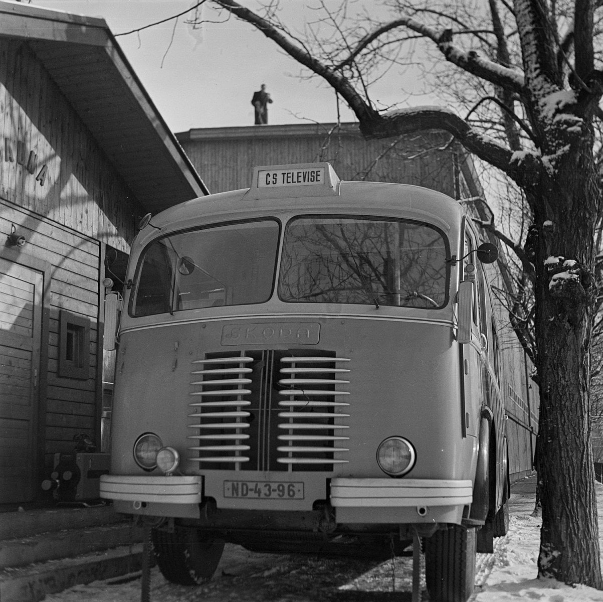 První televizní přenos v Československu