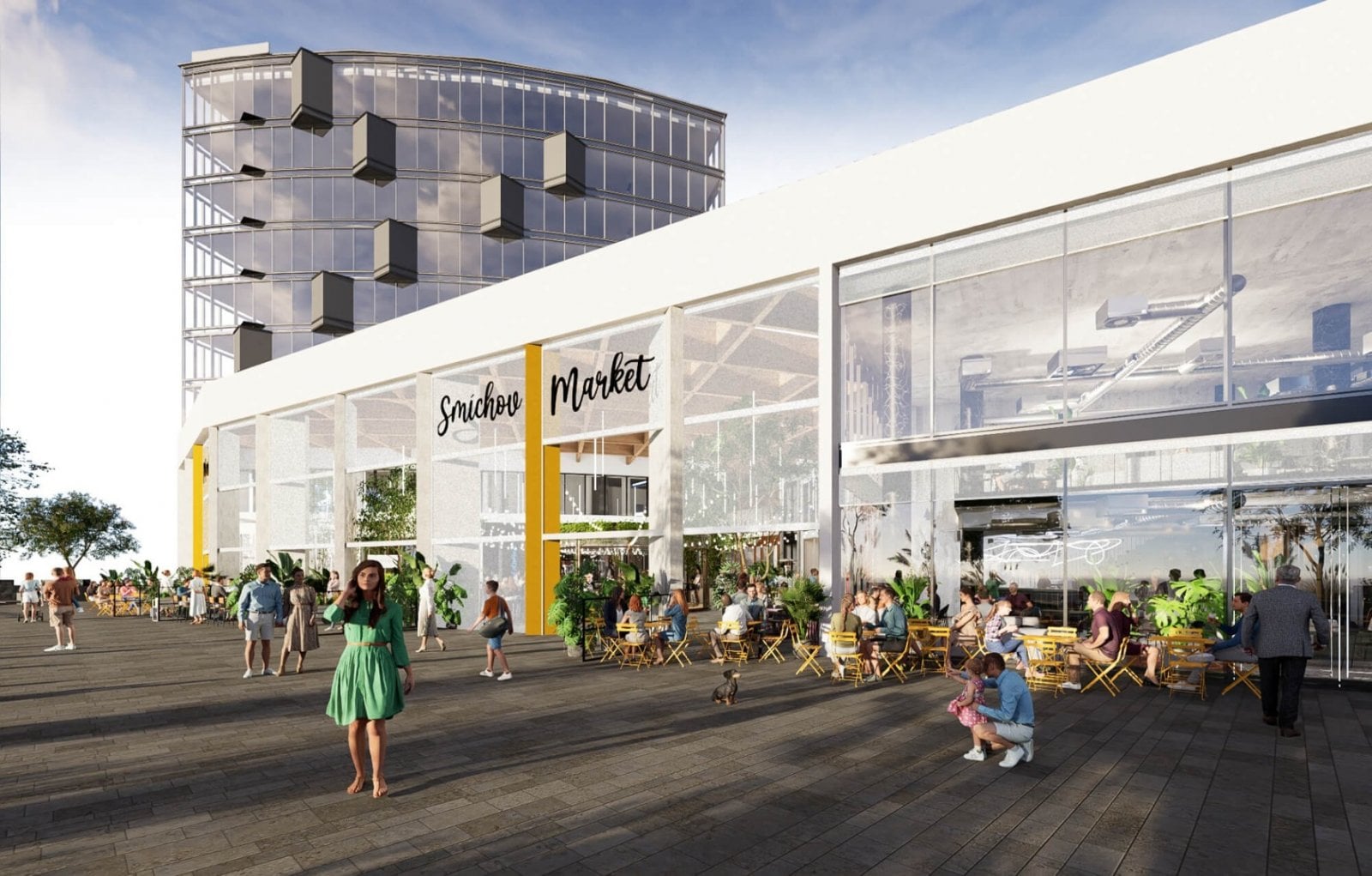 Budoucí podoba čtvrti Smíchov City Jih