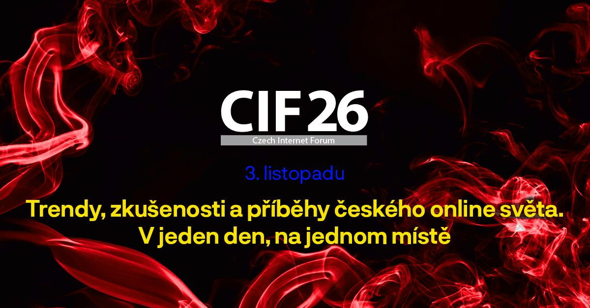Registrace Na Akci Czech Internet Forum 2026 Tuesday cz