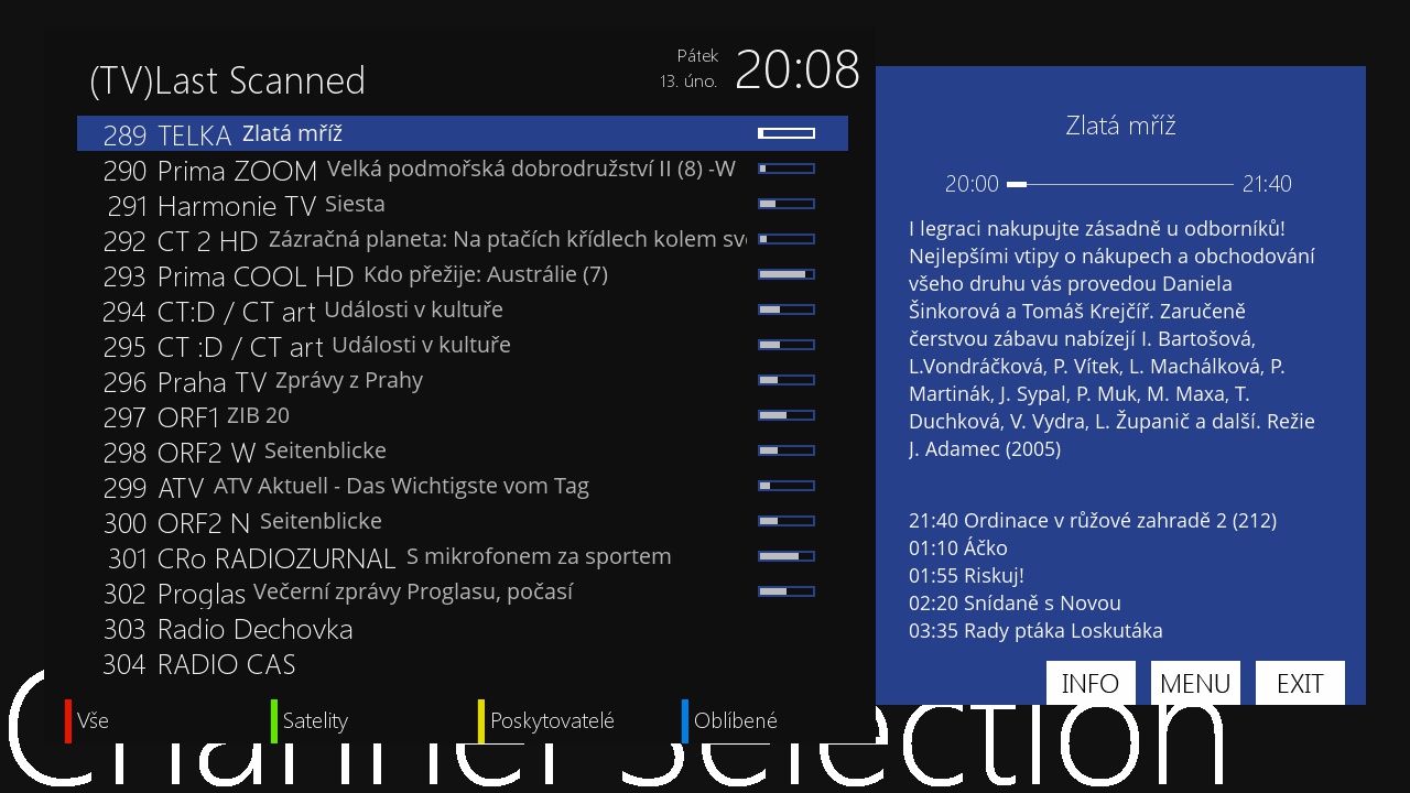 Fotogalerie přijímače Xtrend ET8500